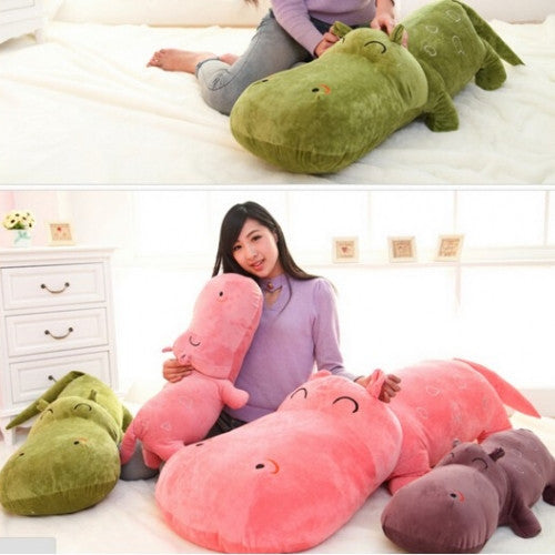 Stuffed Plush Toy Hippopotami Pillw Doll