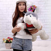 Siberian Husky Lies Prone Dog Plush Toys